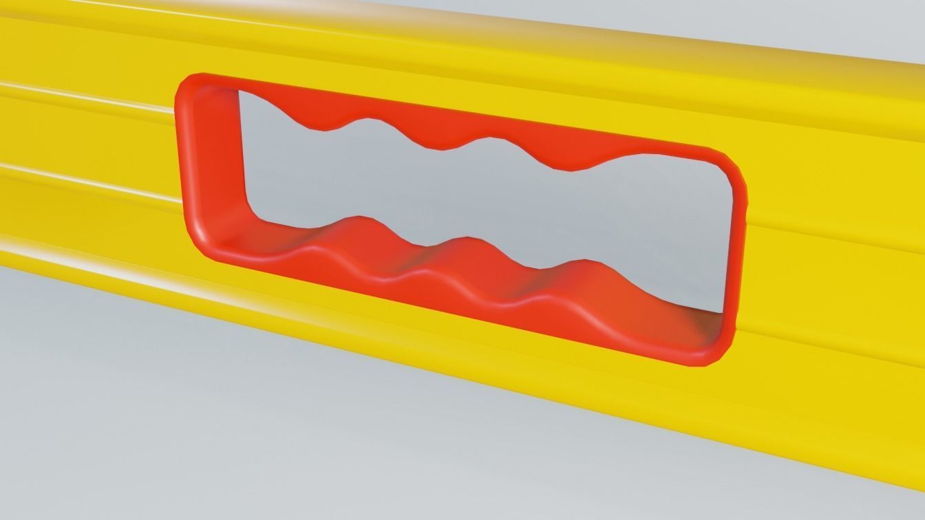 Level Tool Low-poly 3D model_2