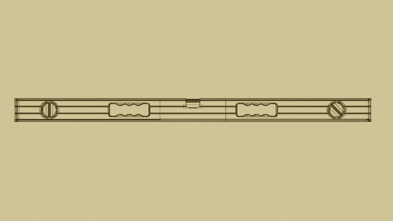 Level Tool Low-poly 3D model_17