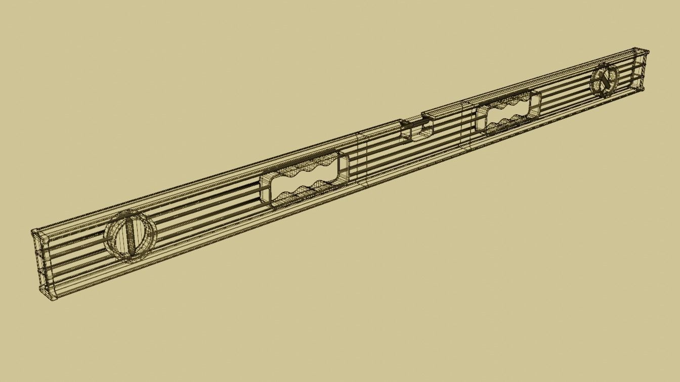 Level Tool Low-poly 3D model_23