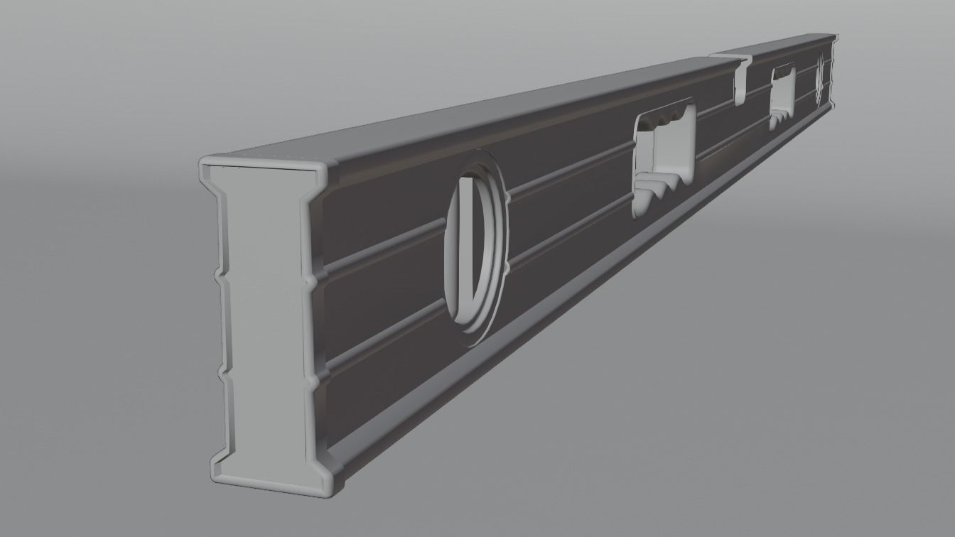 Level Tool Low-poly 3D model_24