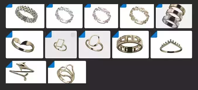 10 Collection of Simple Ring Part 02