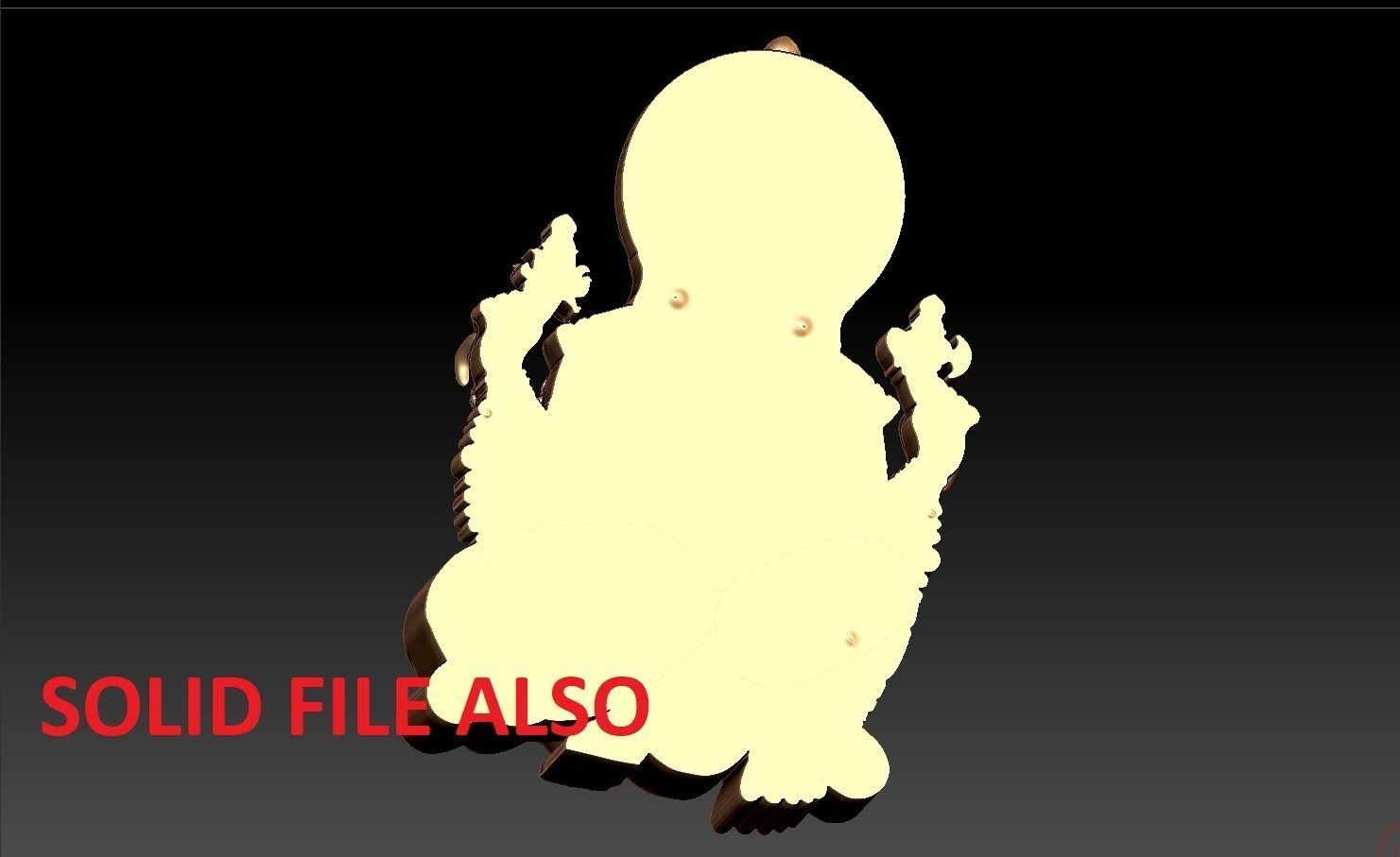 GANESHA PENDENT 3D print model_7