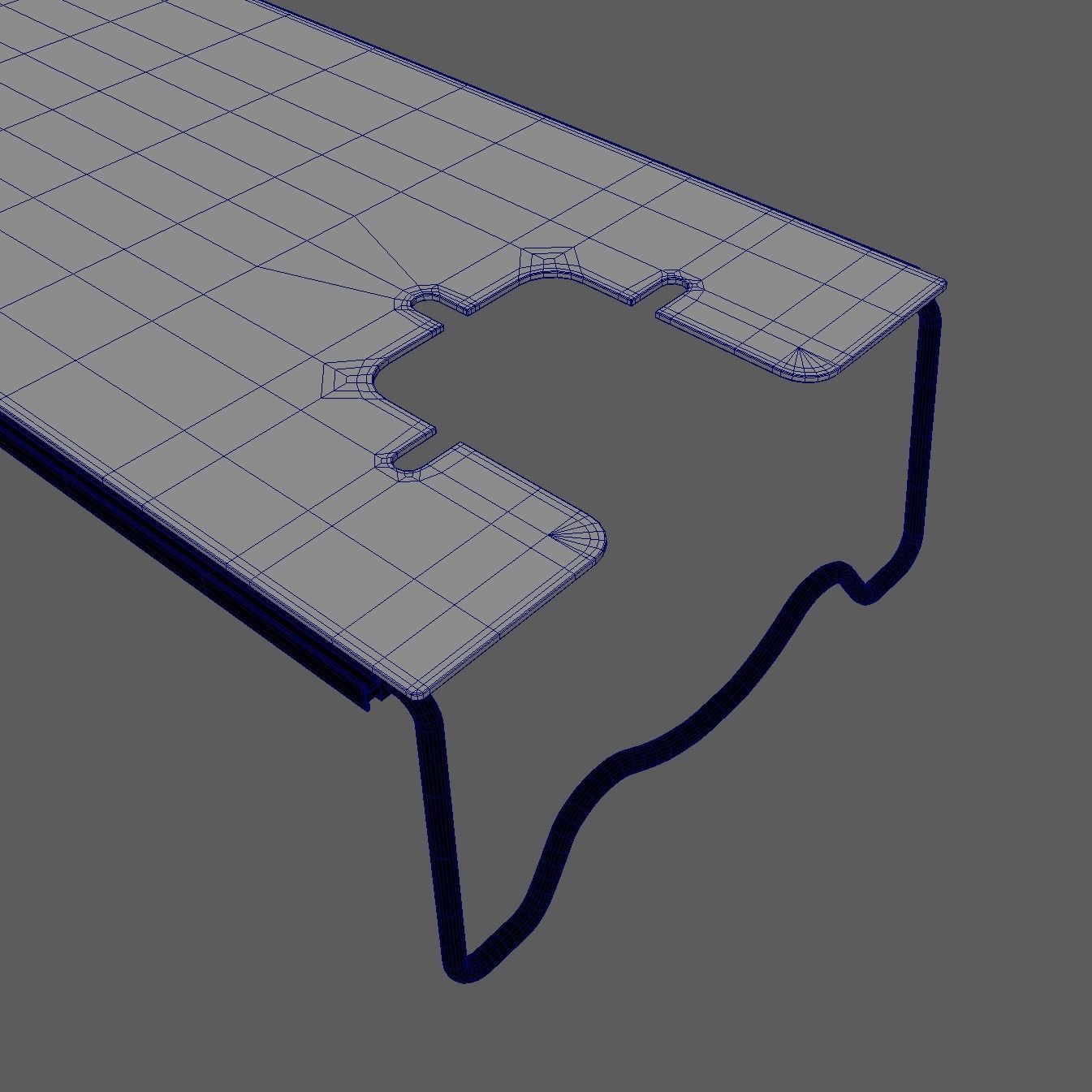 Heat Shielding Table 3D model_4