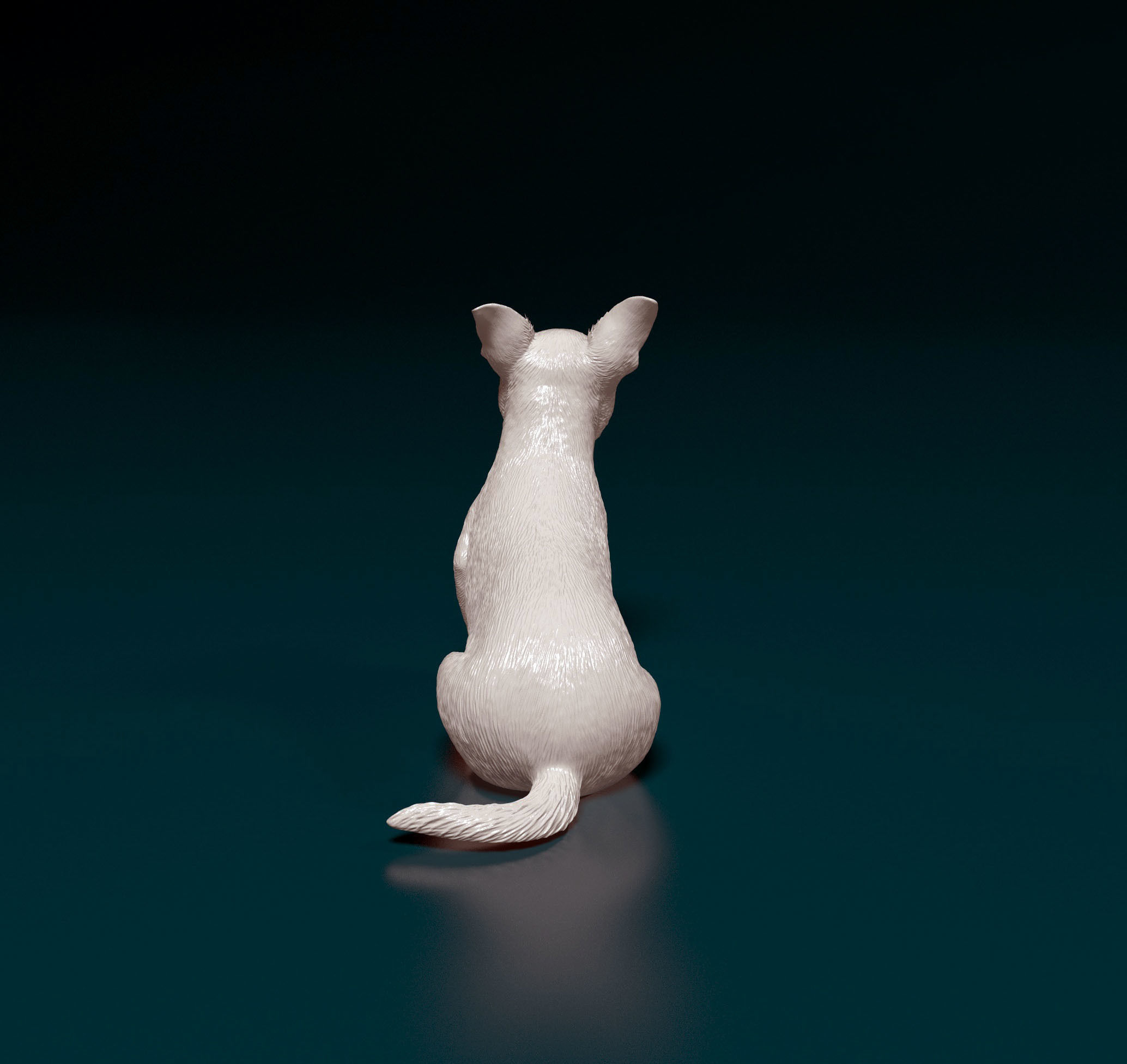 Chihuahua dog 07 3D print model_3