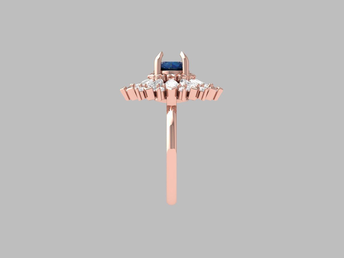 Wedding Ring 3D print model_6