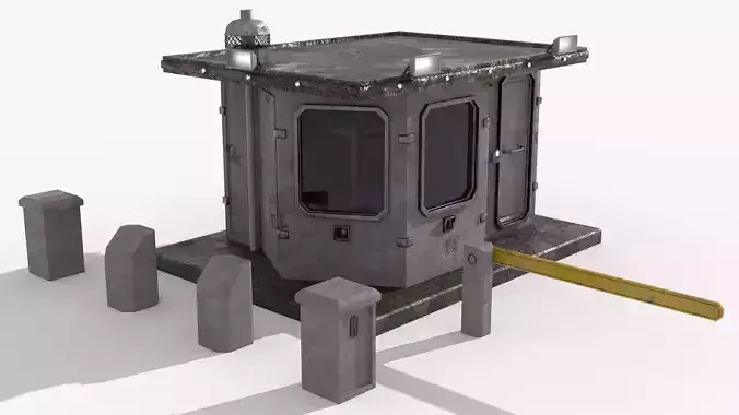 Guard booth 3D model