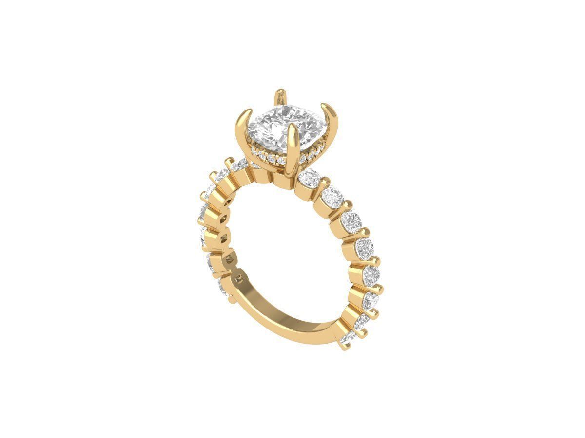 Wedding Ring 3D print model_2