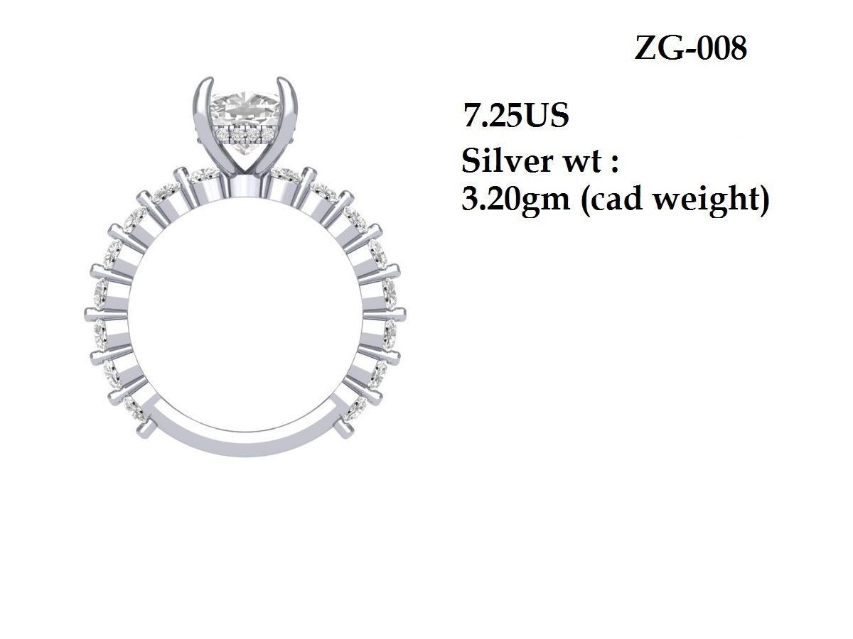 Wedding Ring 3D print model_5