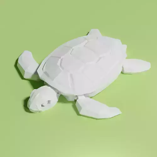 Sea Turtle Flexi 3D print model