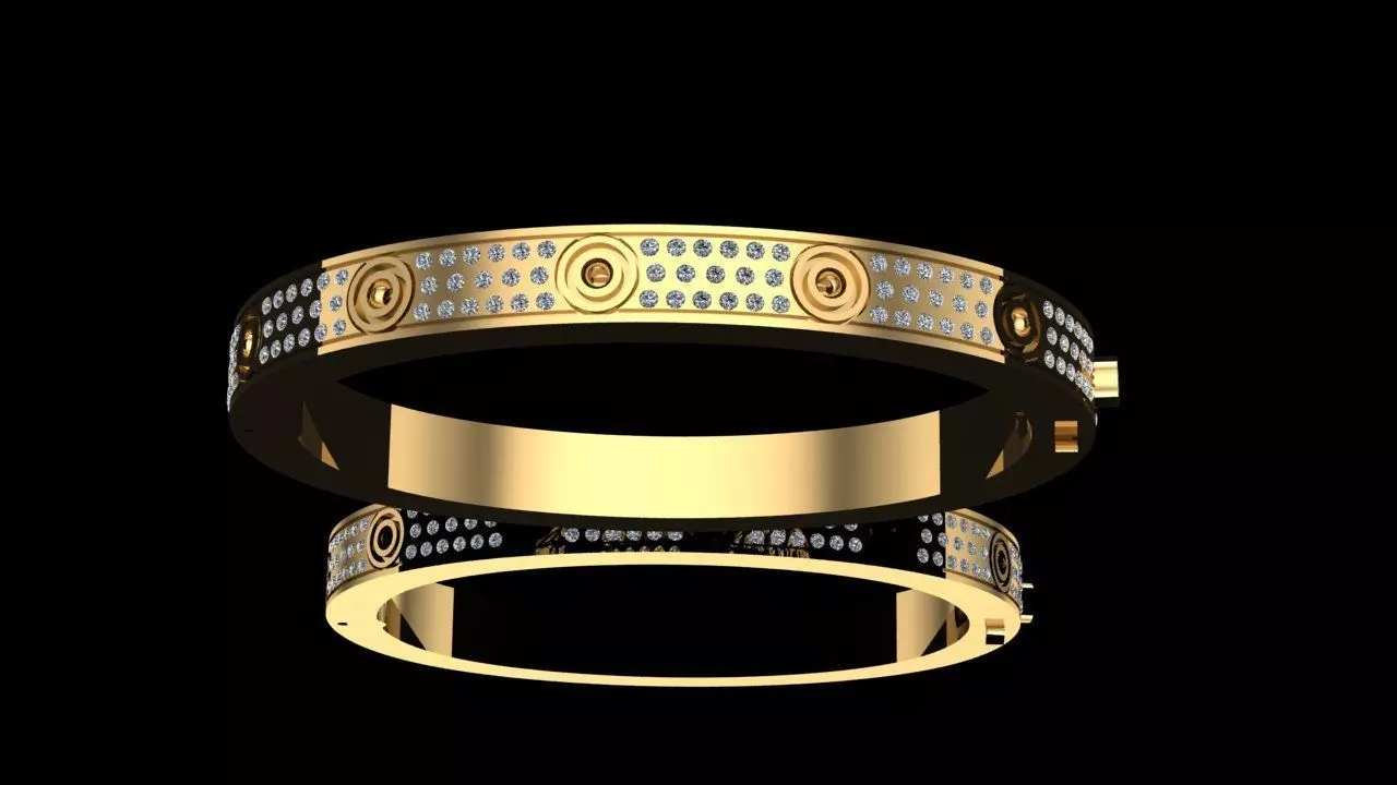 CART FAMOUS BRACELET 3D print model_0