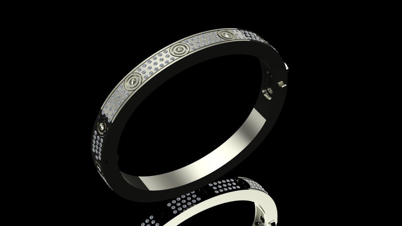 CART FAMOUS BRACELET 3D print model_3