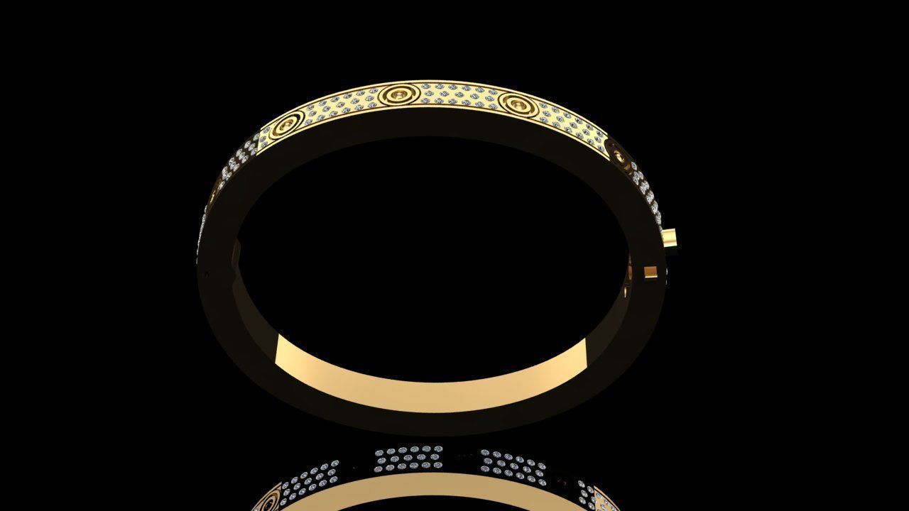 CART FAMOUS BRACELET 3D print model_1