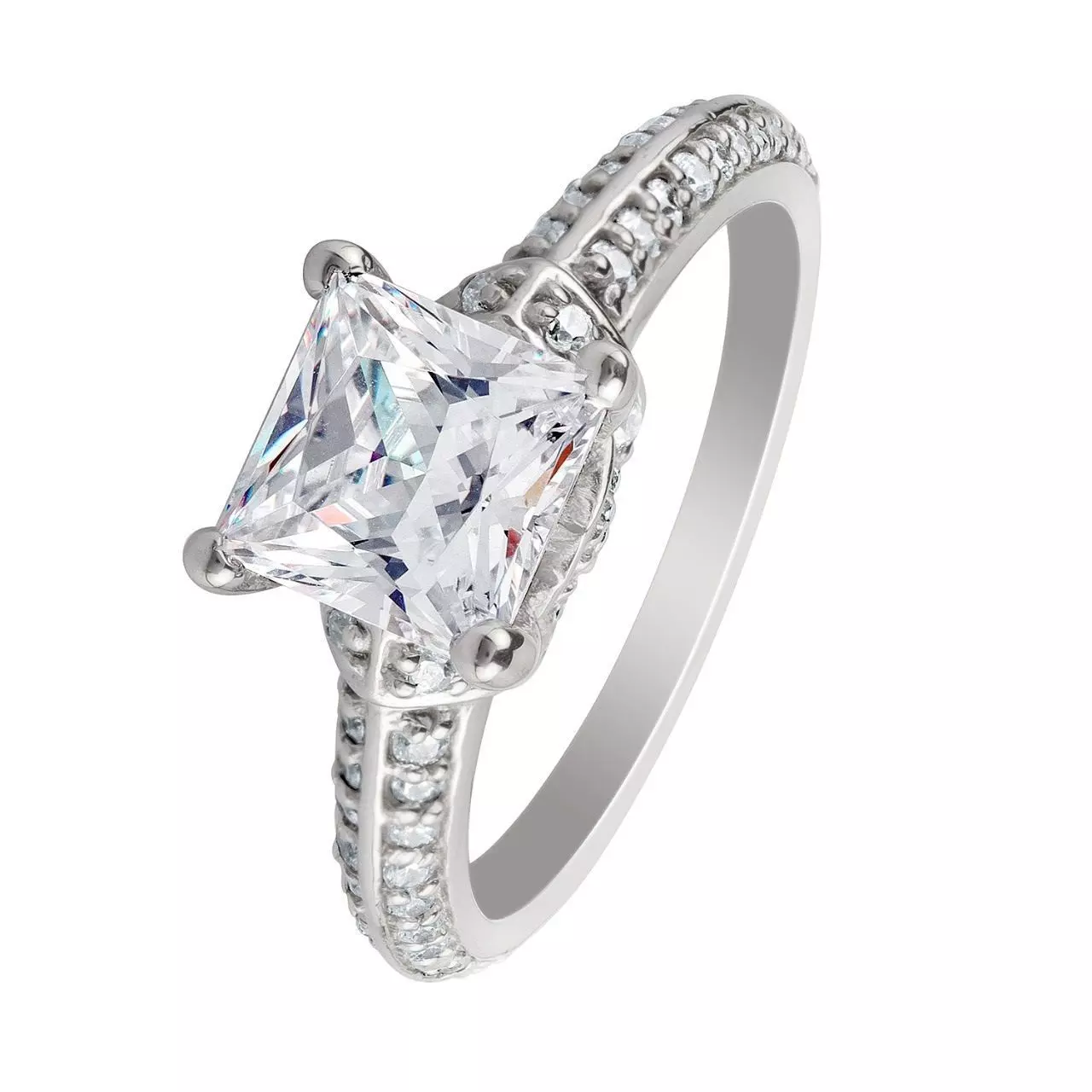 Princess Art Deco Ring 3D print model