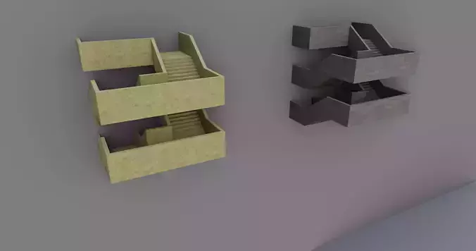 Miniature 3D Printing Structure Type-4 3D model