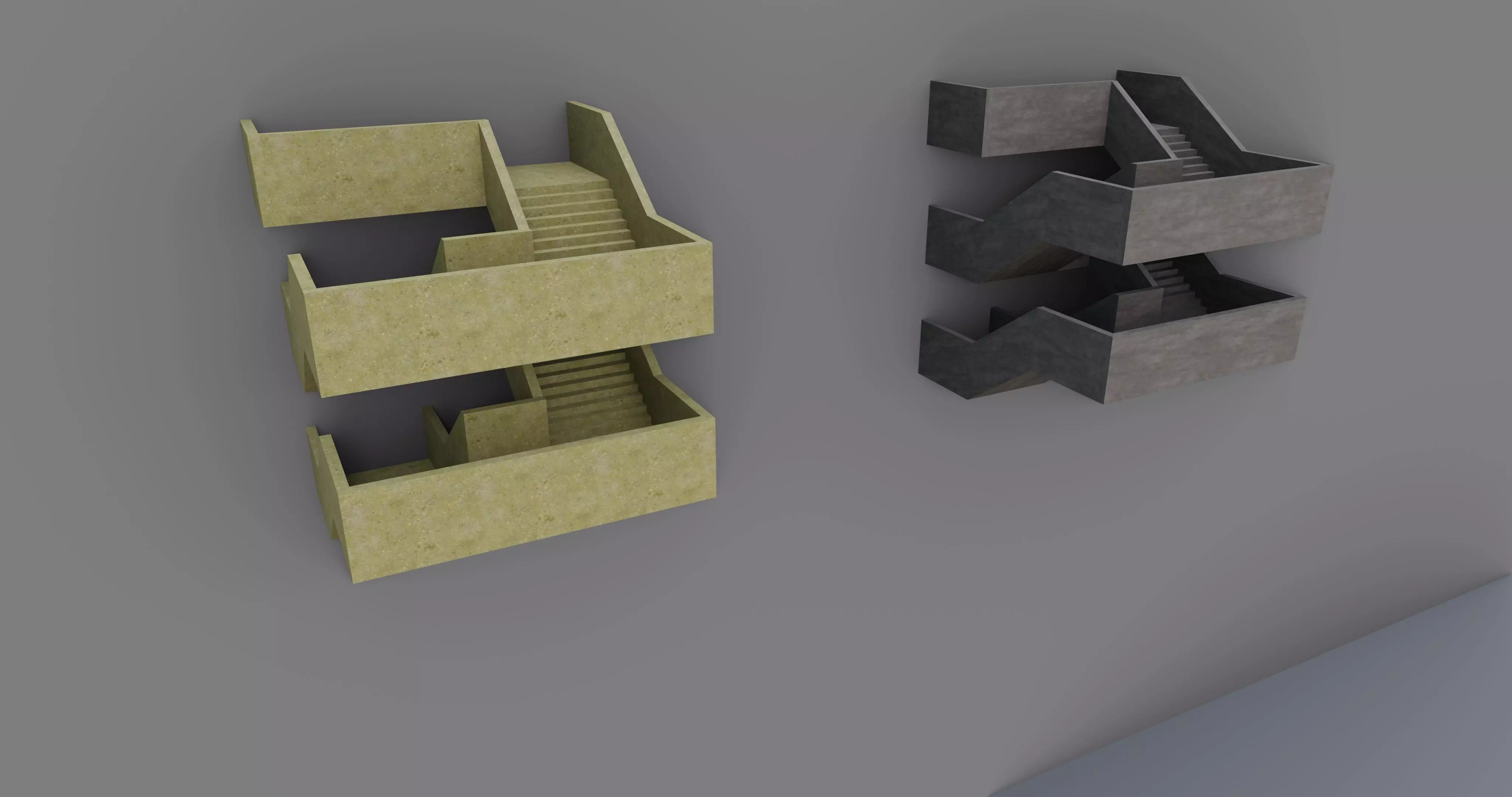 Miniature 3D Printing Structure Type-4 3D model_0