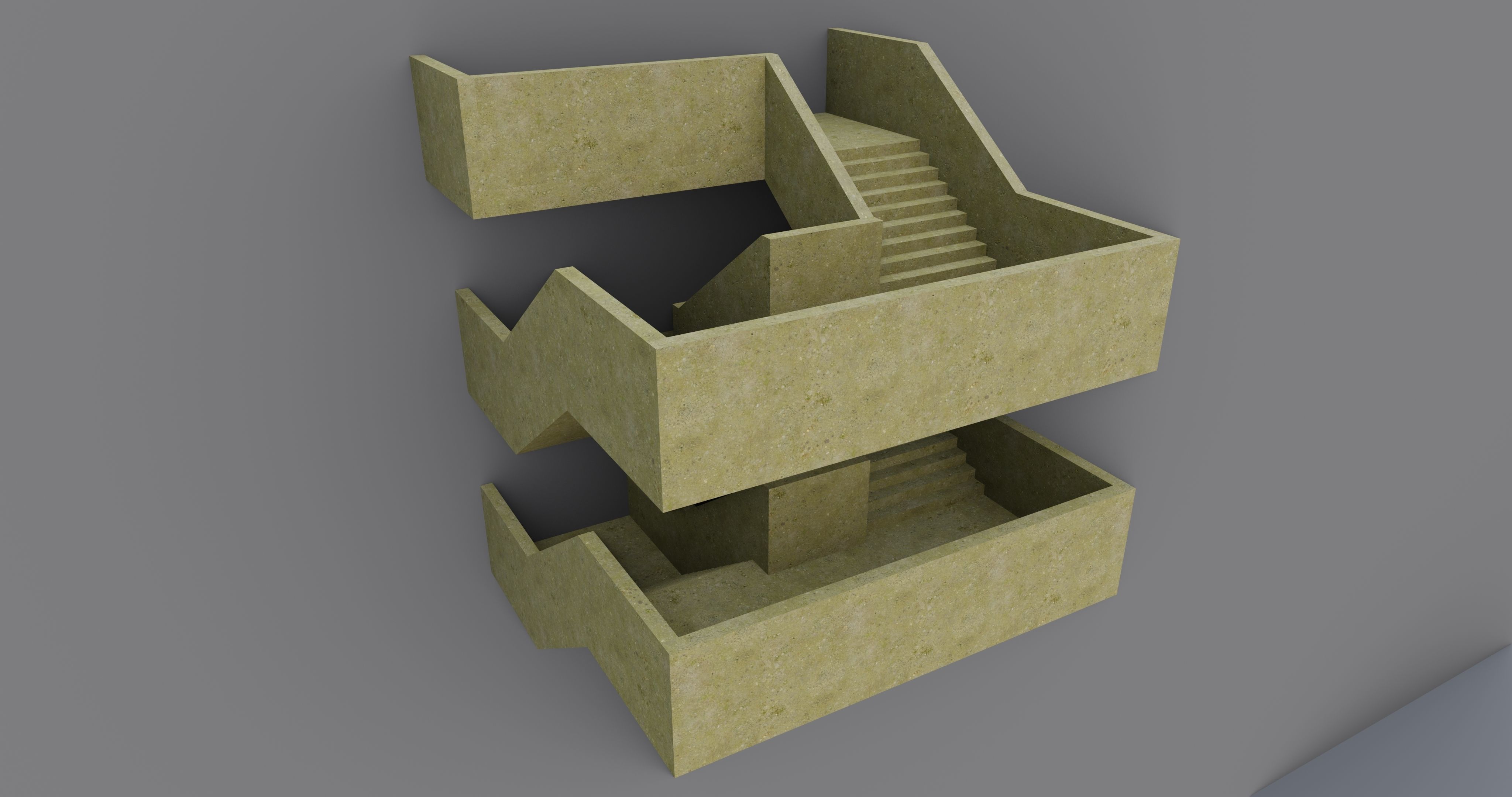 Miniature 3D Printing Structure Type-4 3D model_11