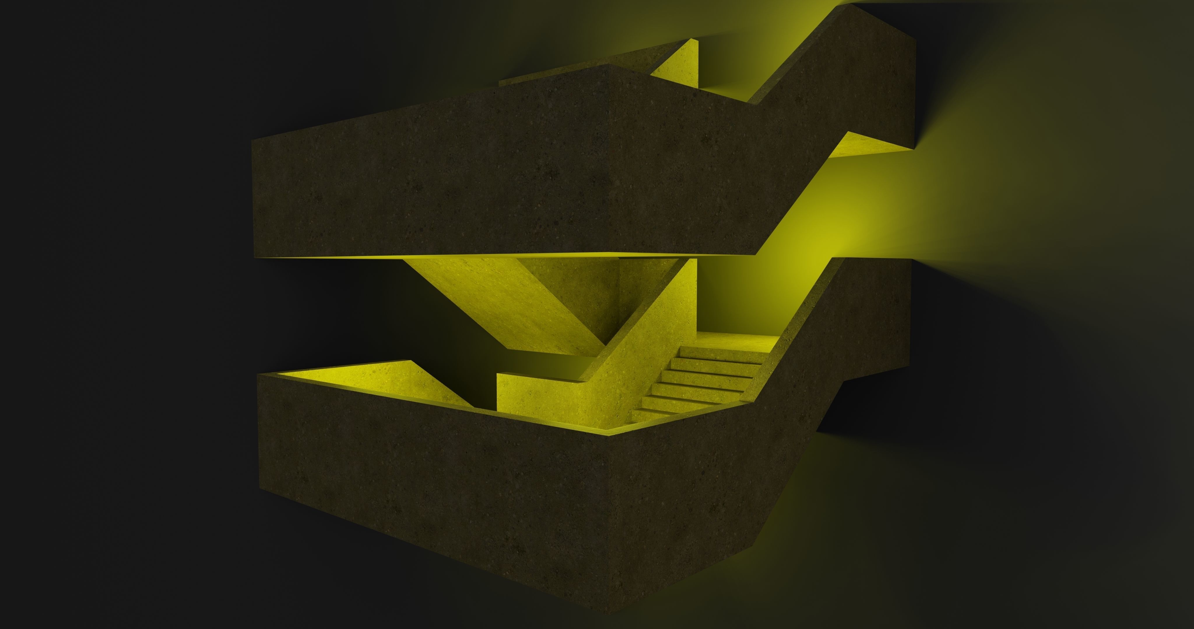 Miniature 3D Printing Structure Type-4 3D model_8