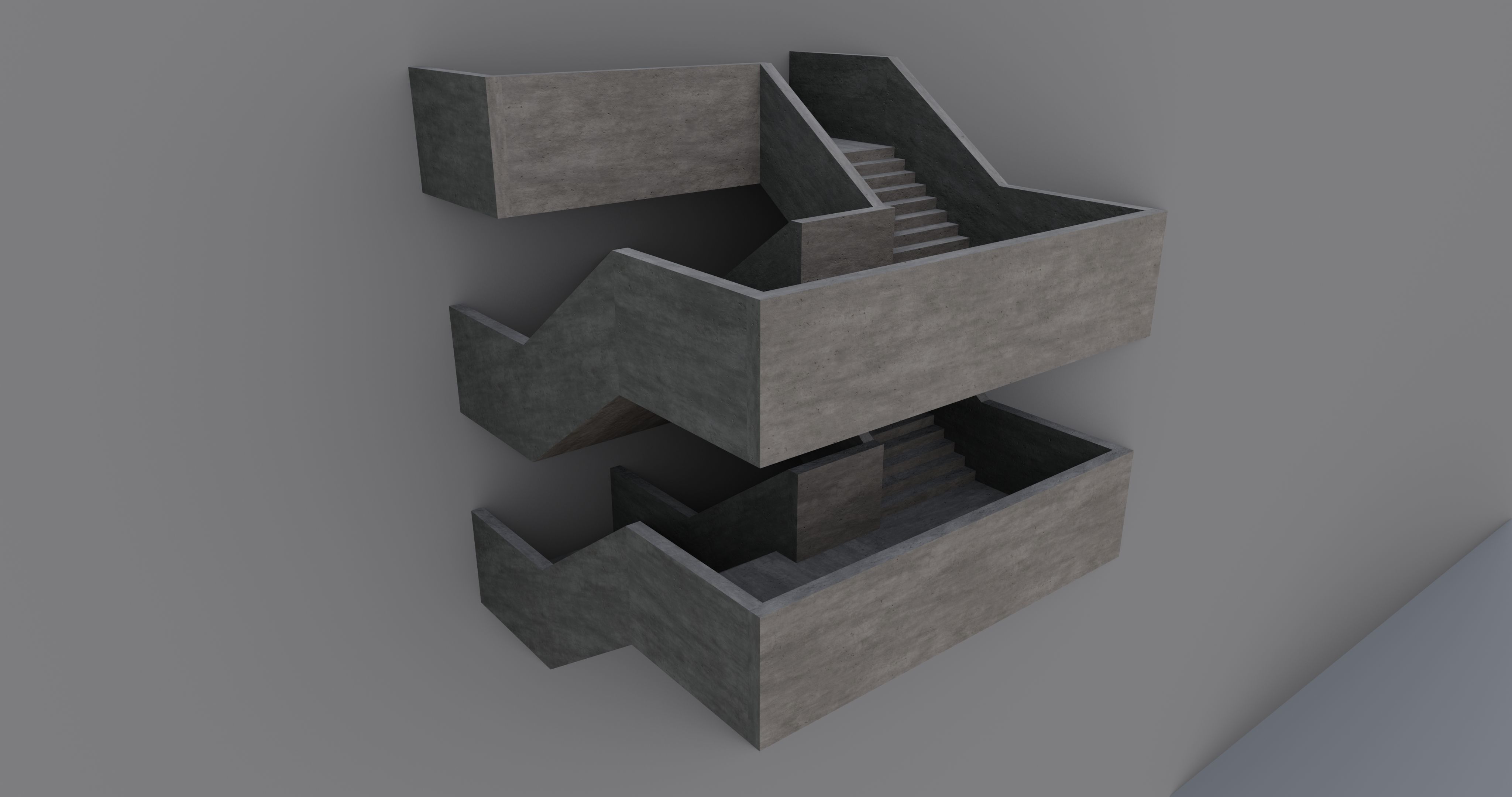 Miniature 3D Printing Structure Type-4 3D model_15