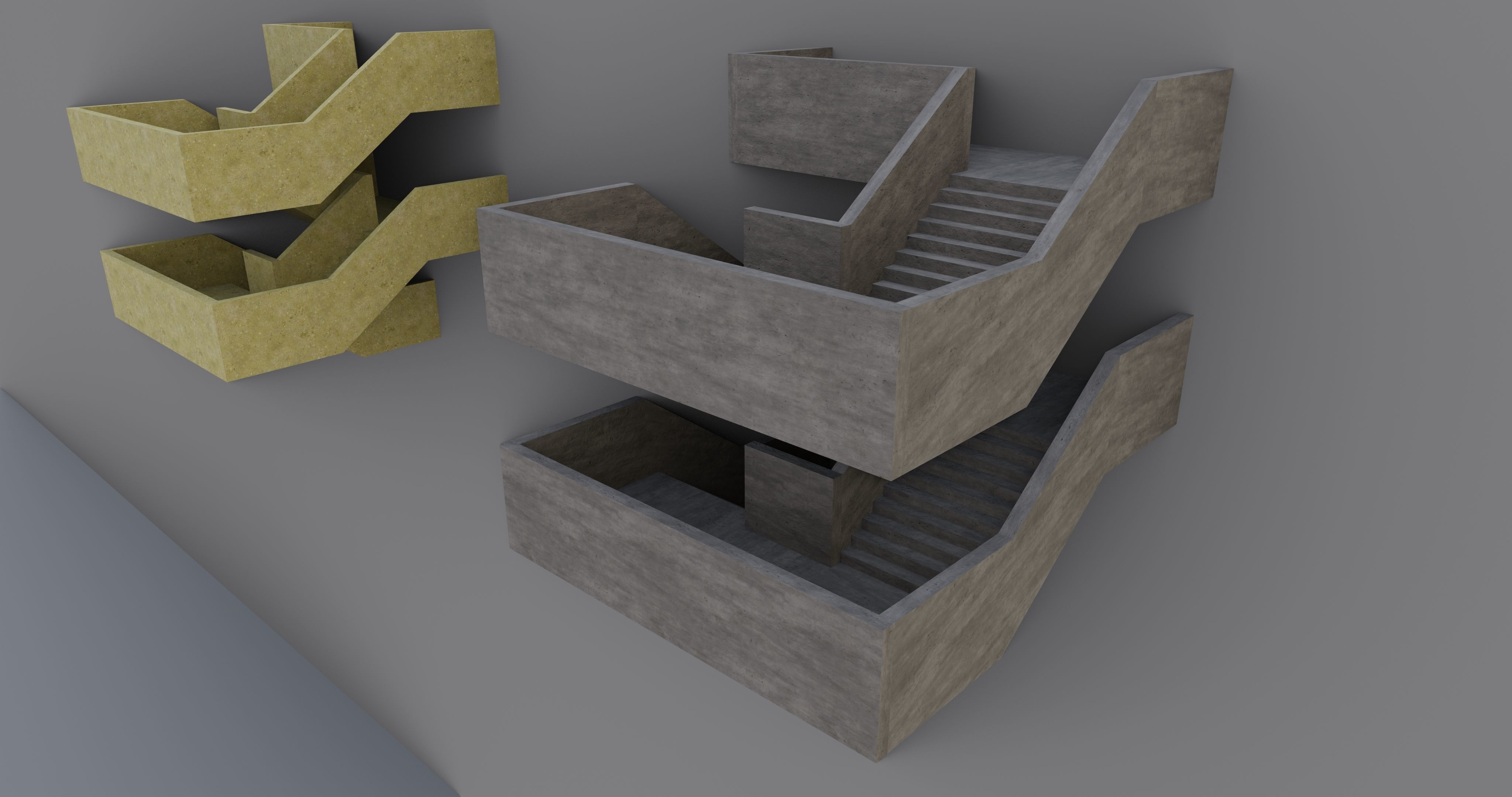 Miniature 3D Printing Structure Type-4 3D model_18