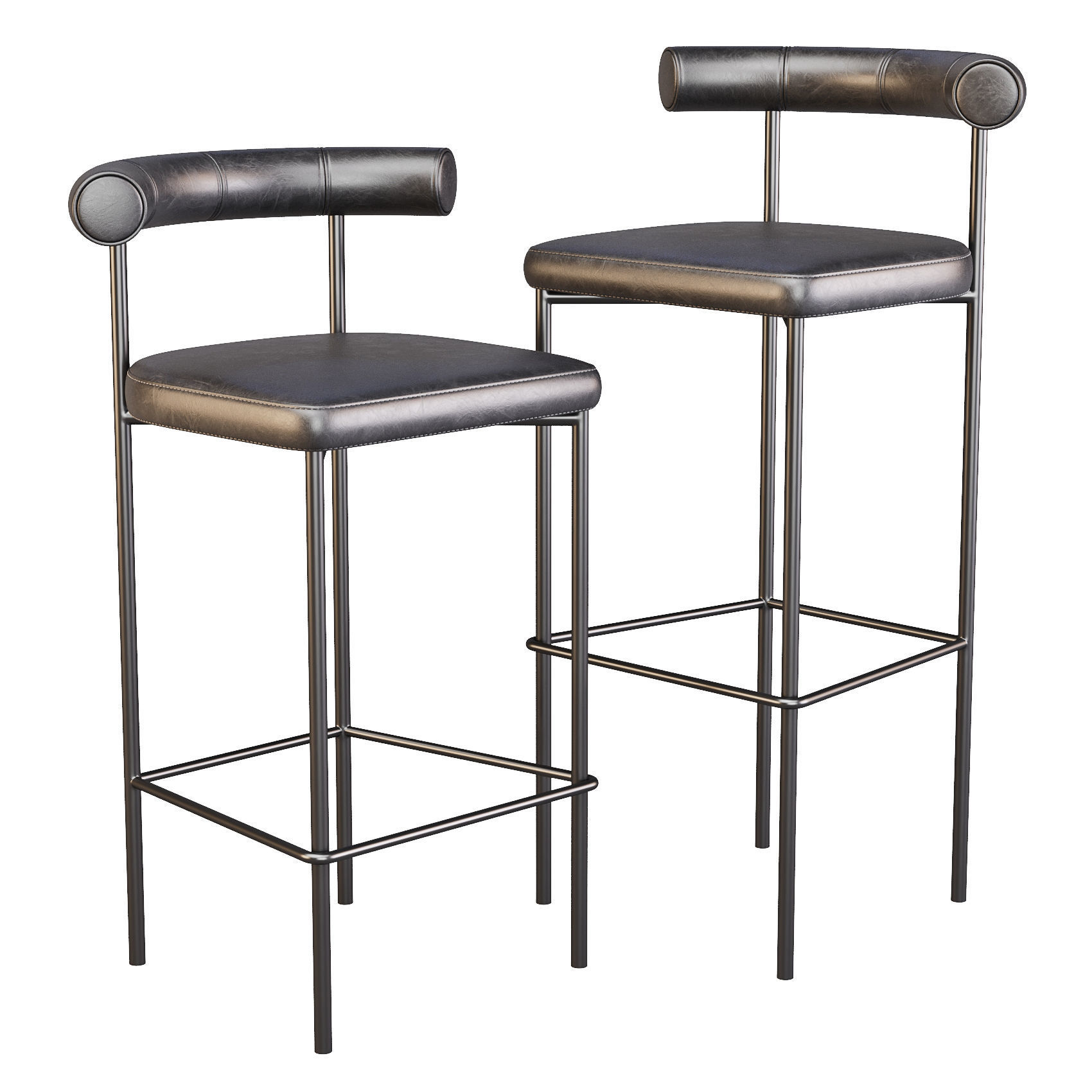 Resident Kashmir - Bar and Counter Stools 3D model_1