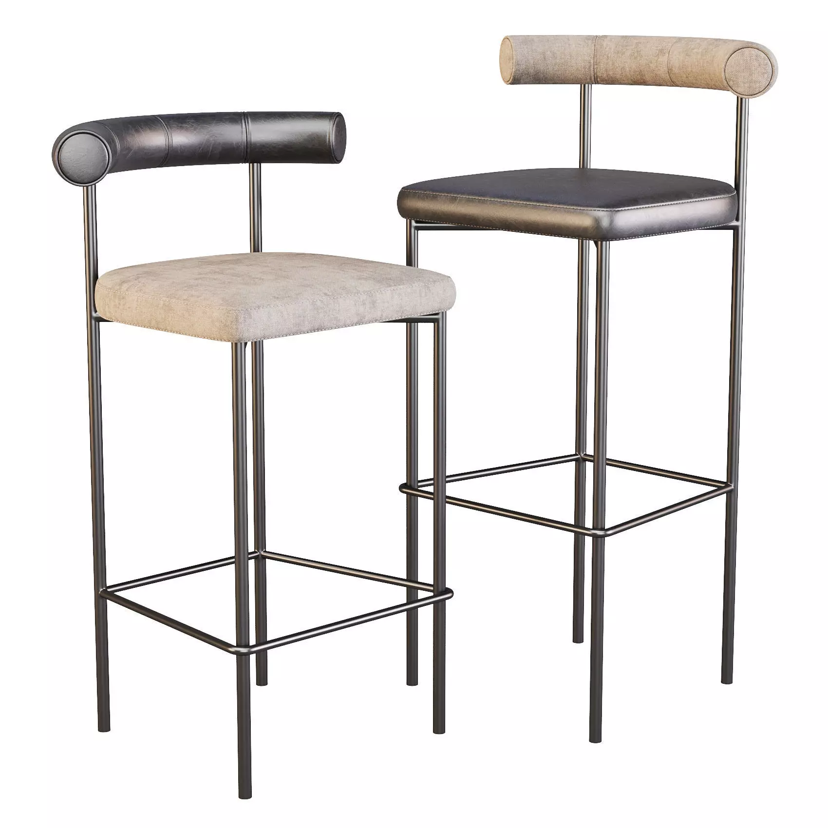 Resident Kashmir - Bar and Counter Stools 3D model_0