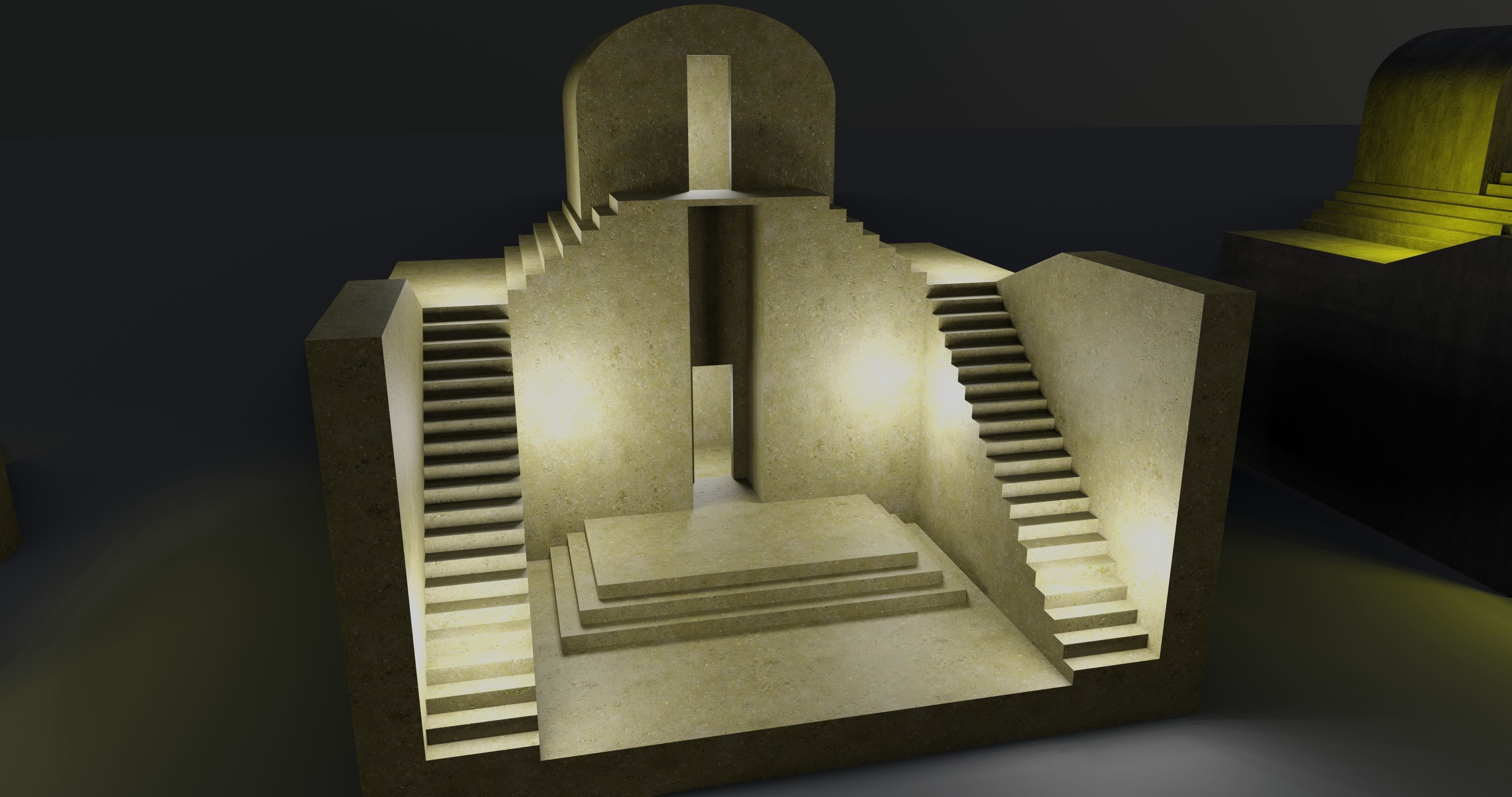 Miniature 3D Printing Structure Type-5 3D model | CGTrader