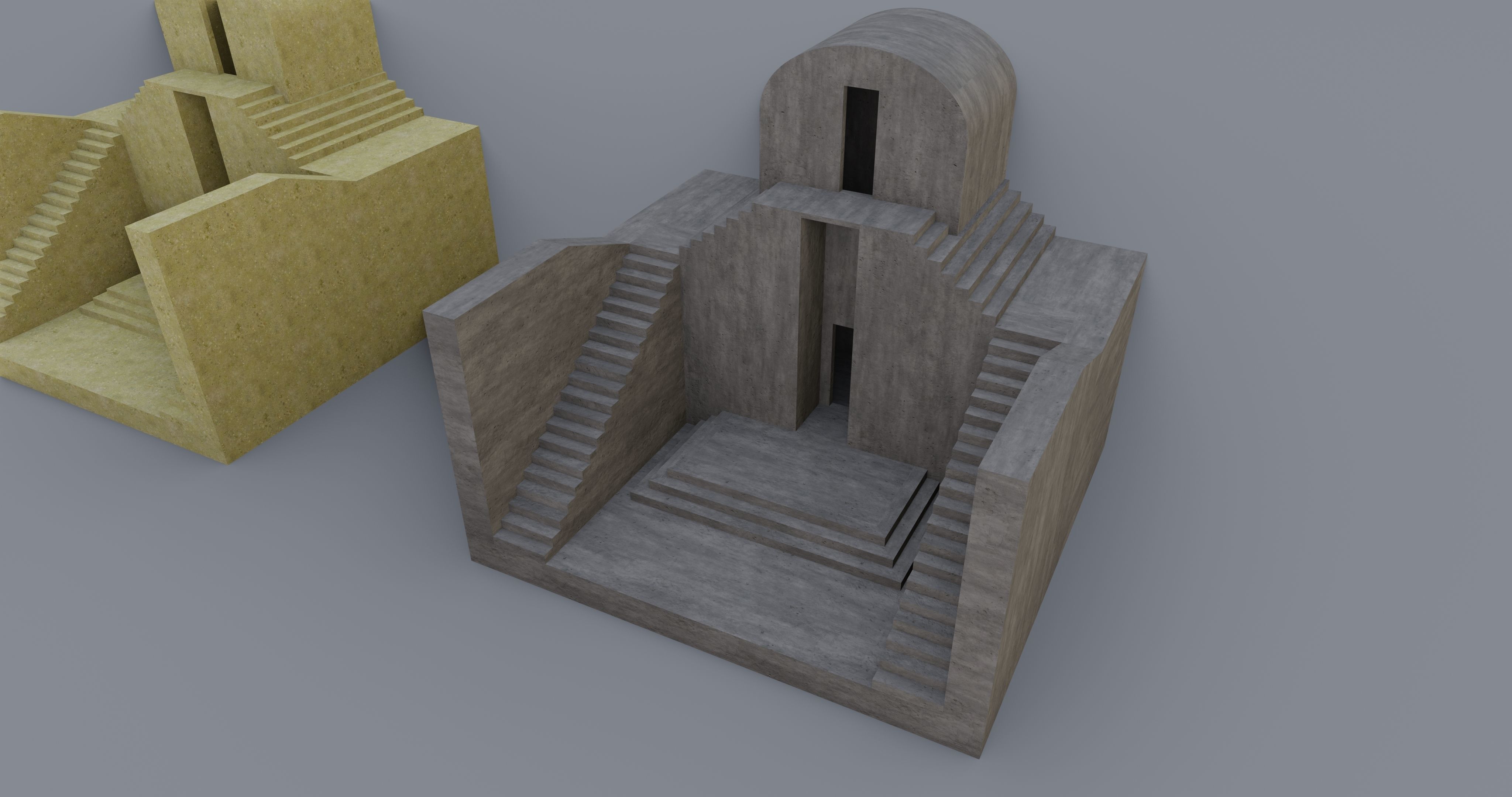 Miniature 3D Printing Structure Type-5 3D model | CGTrader
