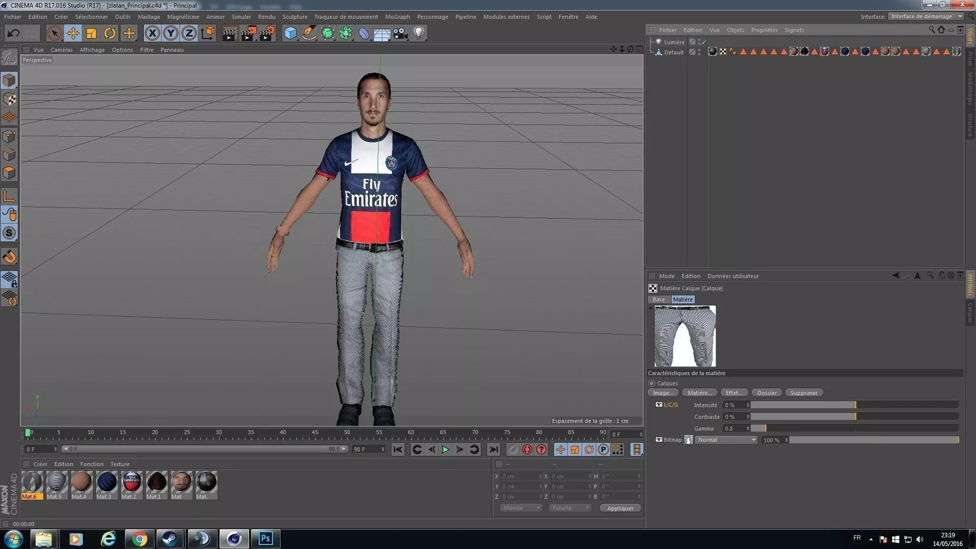 Zlatan Ibramovich Free 3D model