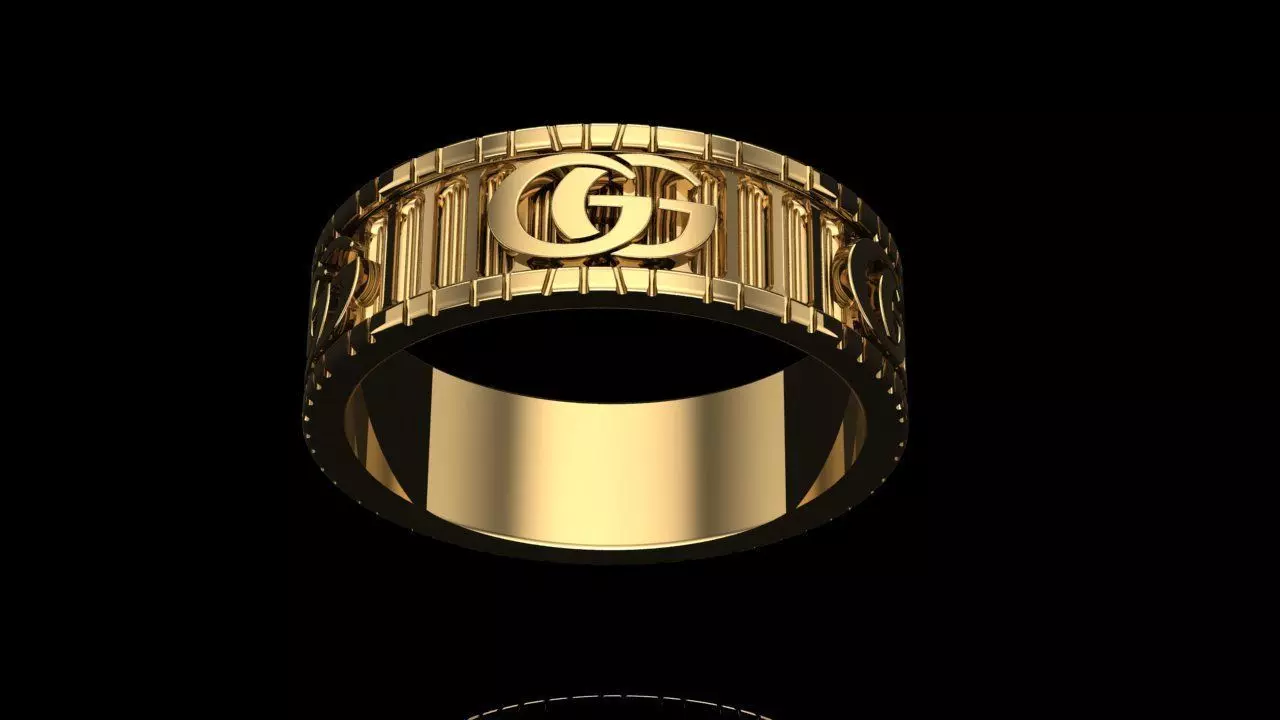 GUCCI RING 3D print model_0
