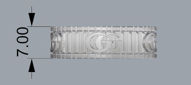 GUCCI RING 3D print model_6