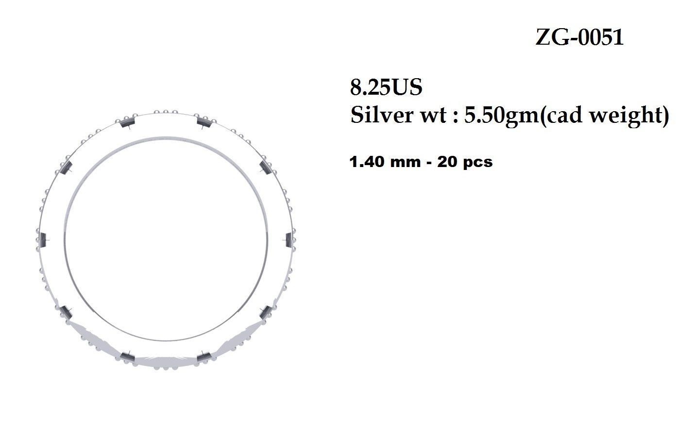 Wedding Full eternity Band 3D print model_11