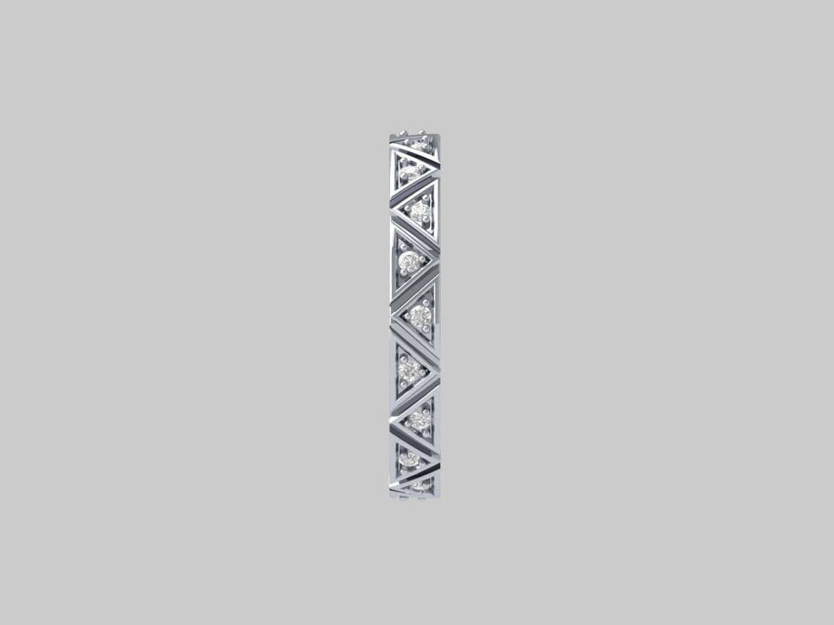 Wedding Full eternity Band 3D print model_8