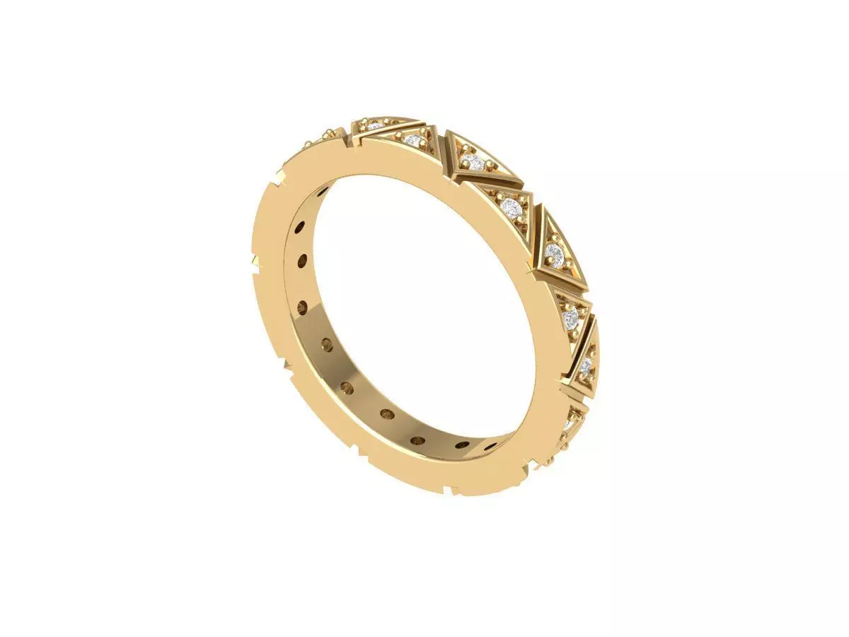 Wedding Full eternity Band 3D print model_0