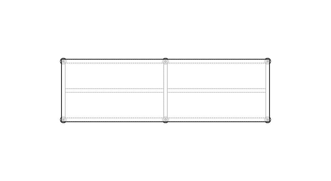 2000x600 Steel Work Table 3D model_7