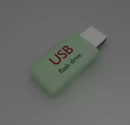 pendrive 3D model
