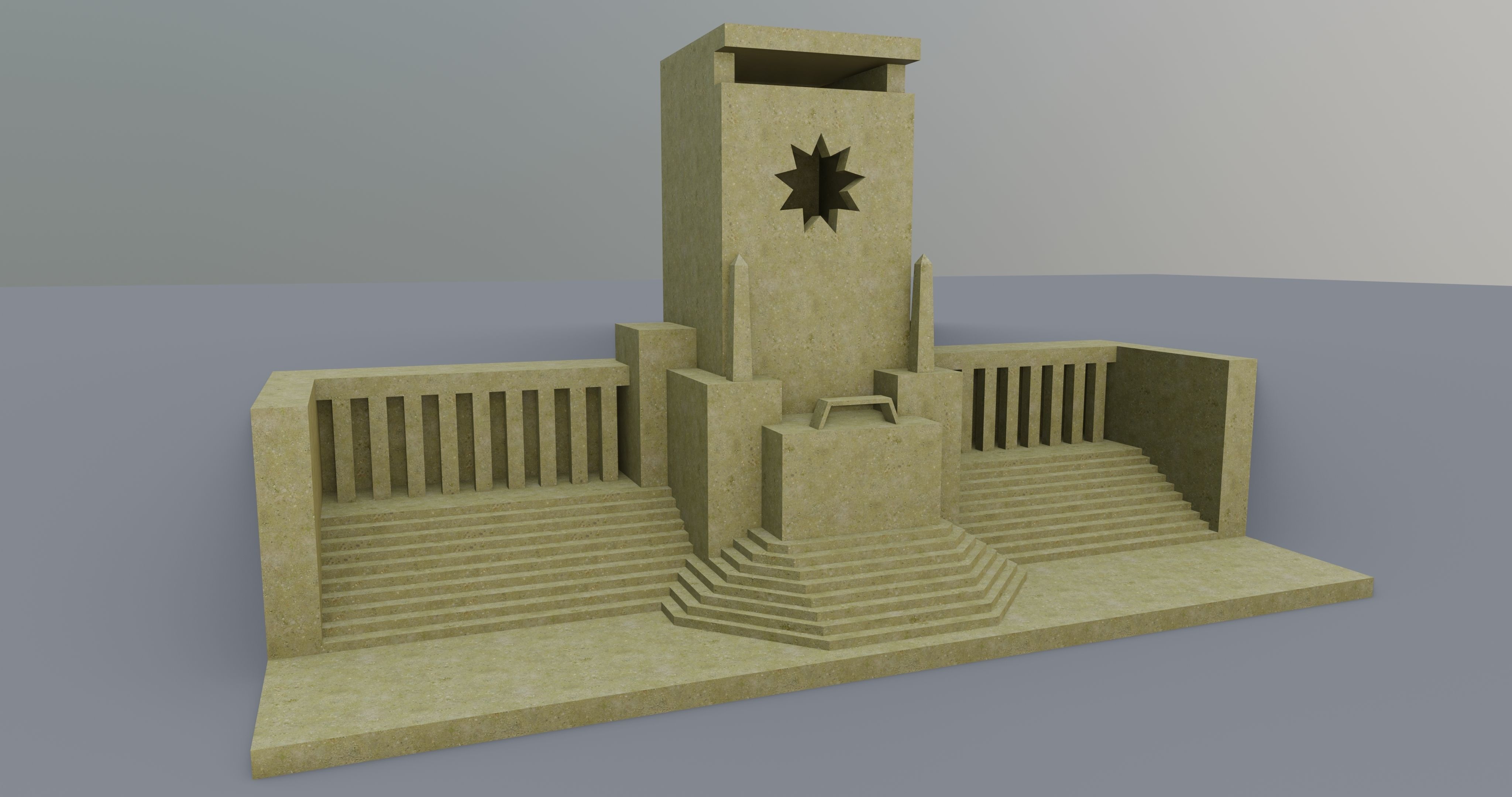 Miniature 3D Printing Structure Type-10 3D model | CGTrader