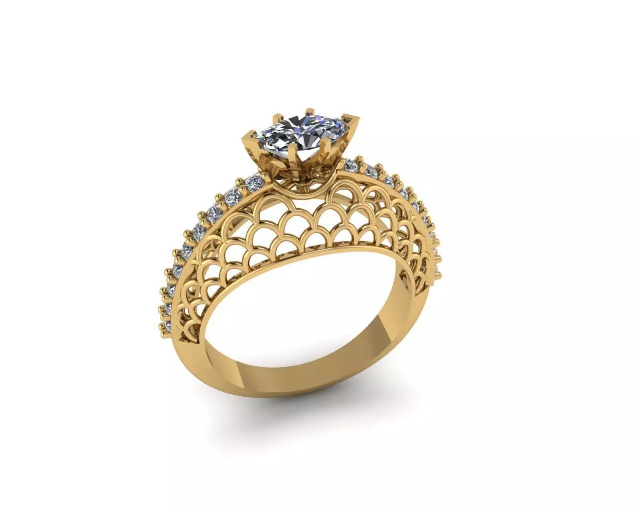 Rings 3D print model_0