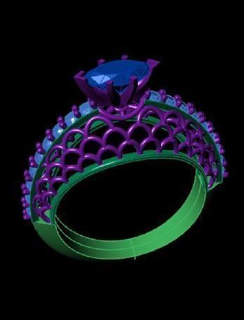Rings 3D print model_3