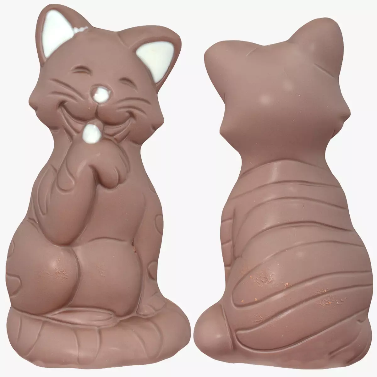 Chocolate Cat Low-poly 3D model_0