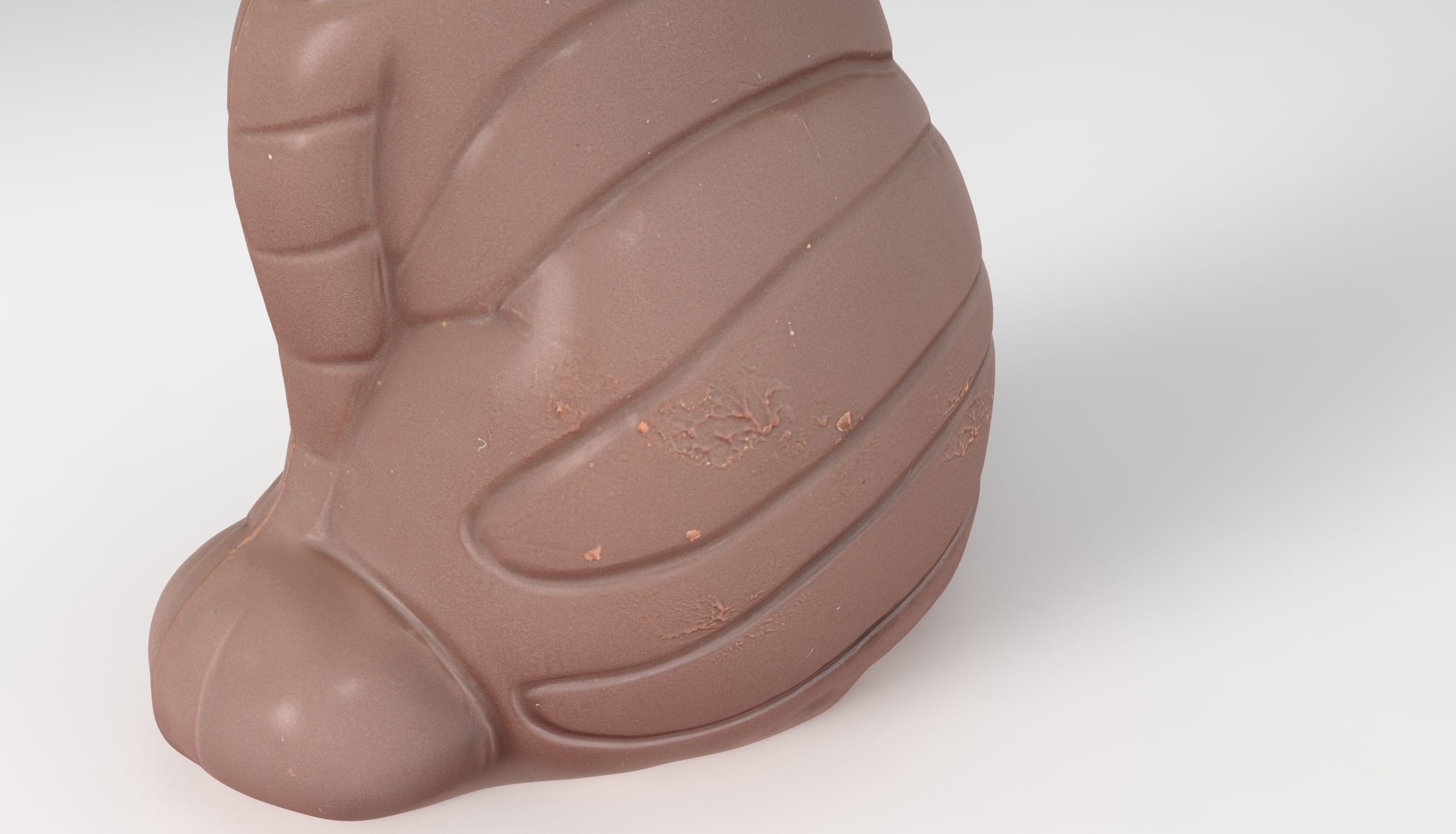 Chocolate Cat Low-poly 3D model_4