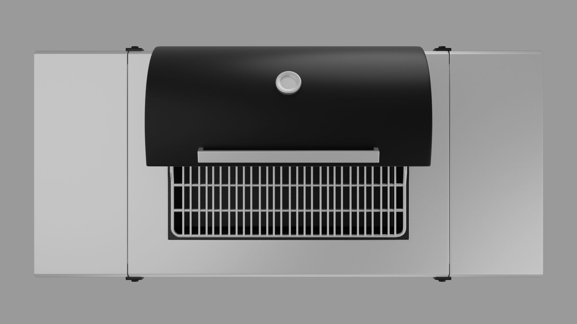 Barbecue Machine Low-poly 3D model_5