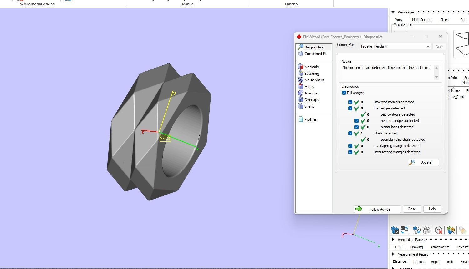 Facette Pendant Style 3D print model_10