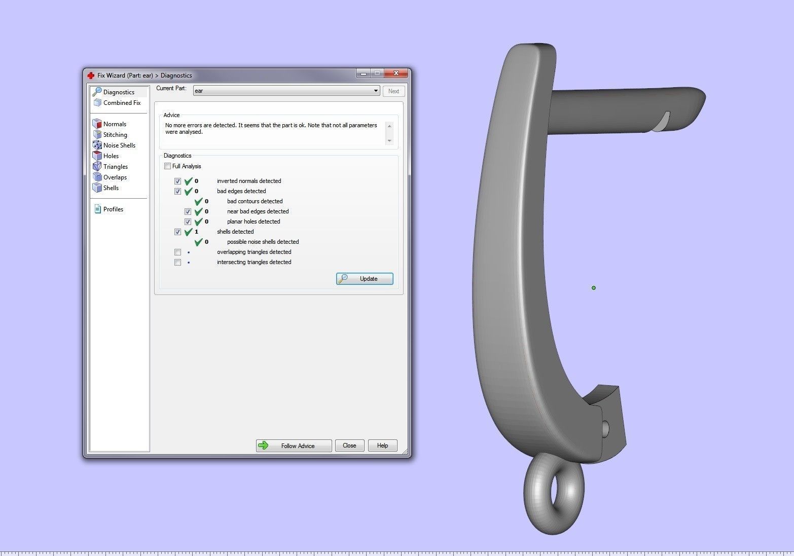  earring cube 3D print model_21