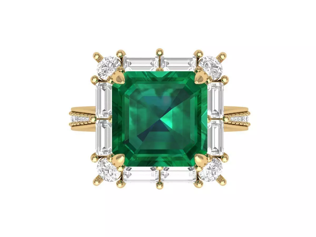 Wedding Ring 3D print model_0