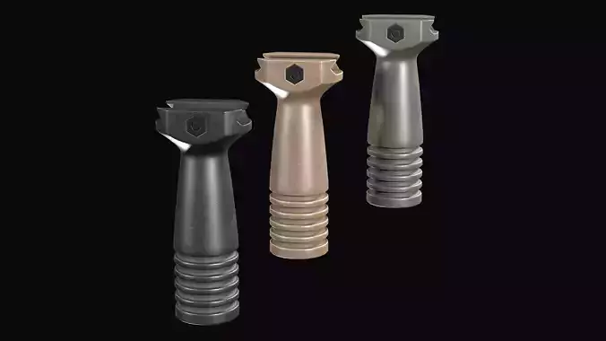 ERGO Pop Bottle Vertical Forward Grip Low-poly 3D model