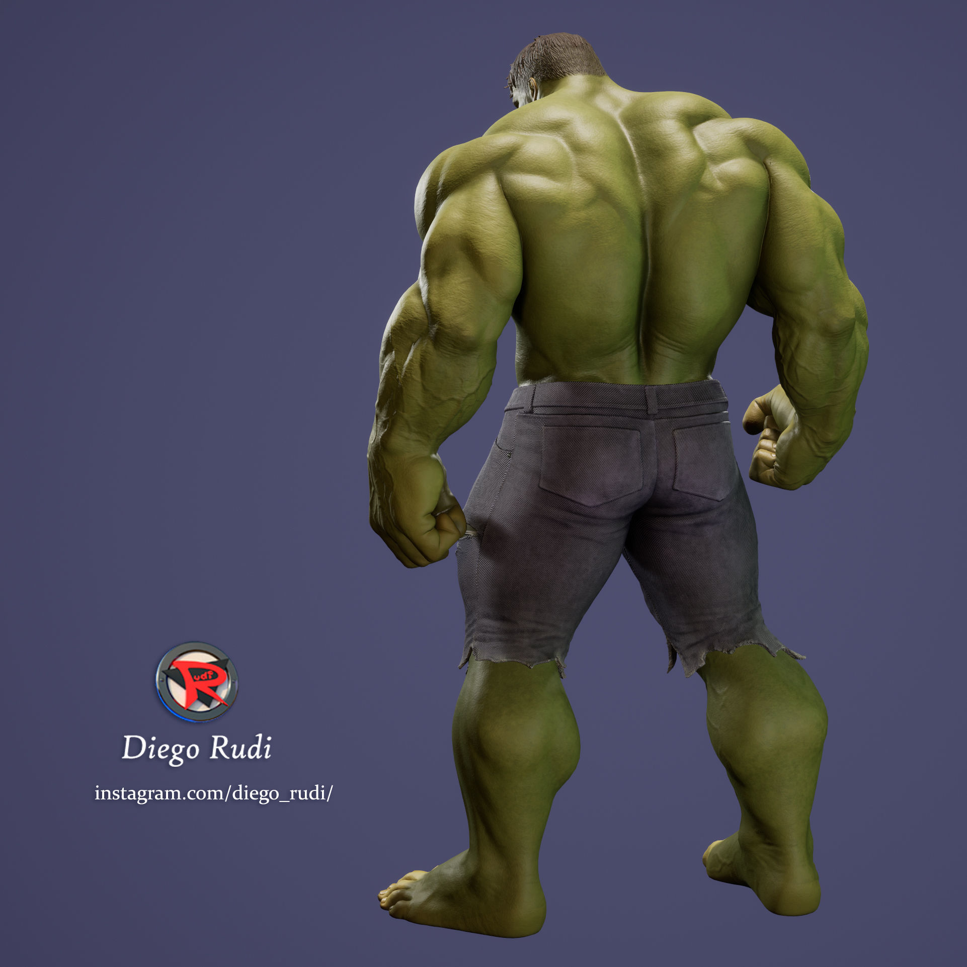 Hulk Stl 3D print model_9