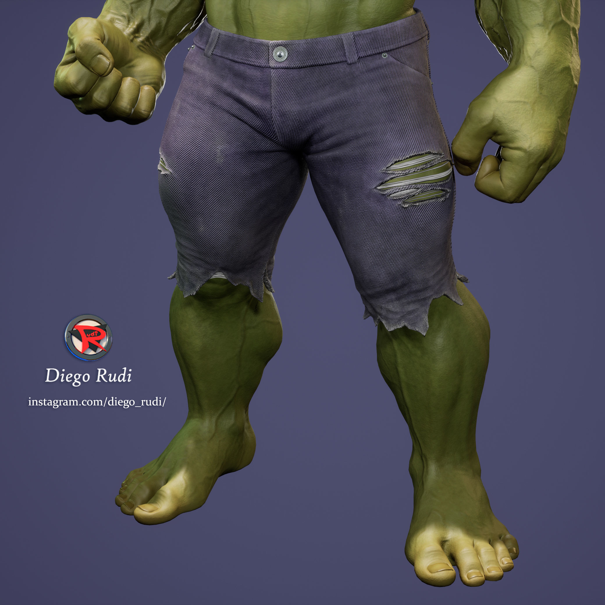 Hulk Stl 3D print model_8