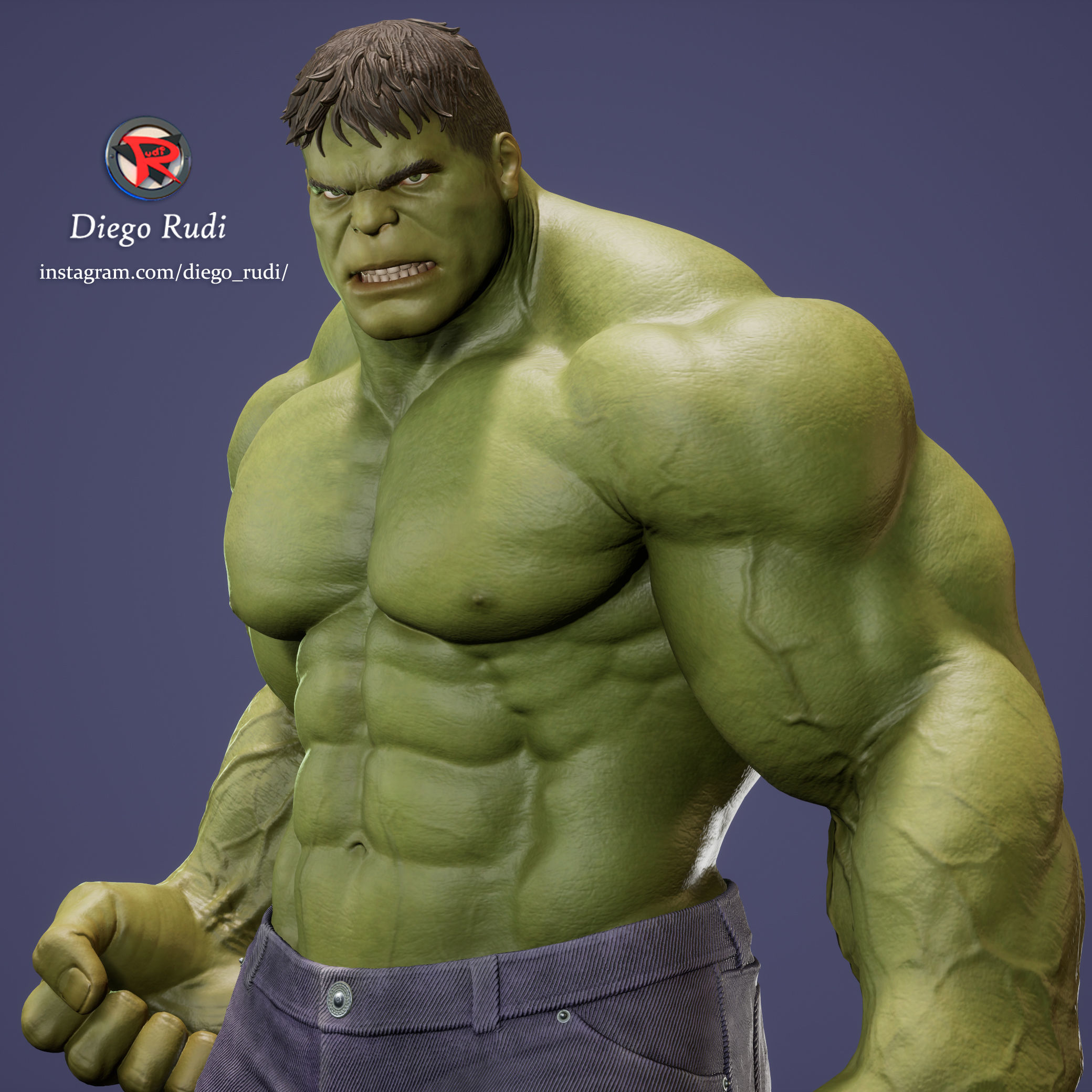Hulk Stl 3D print model_5