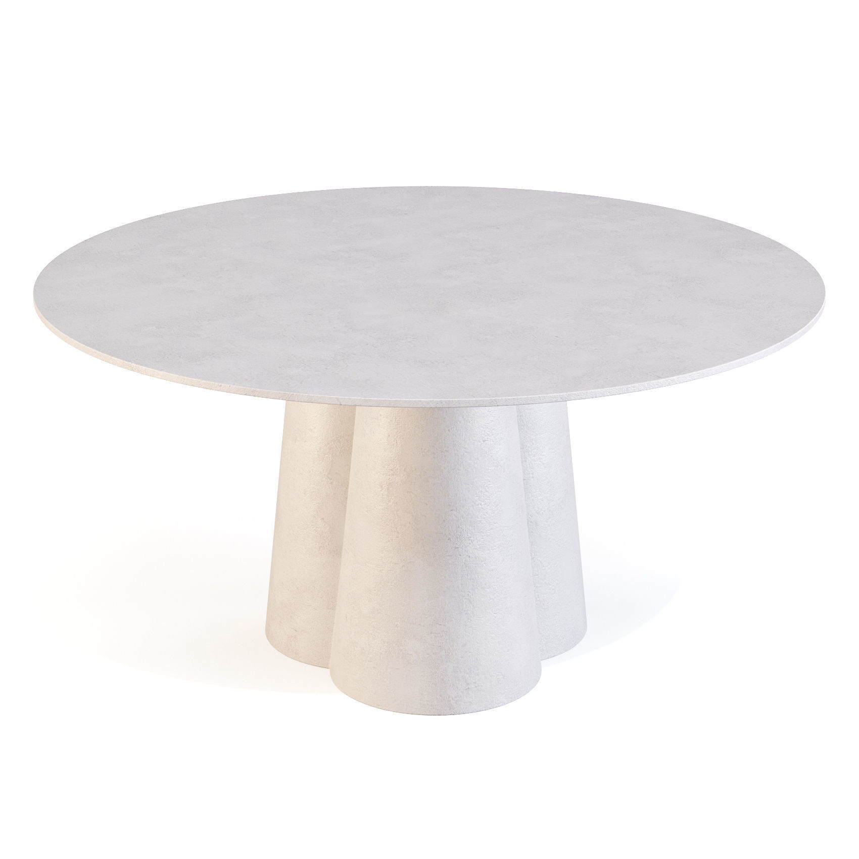 Crate and Barrel Davenport Table and Ceremonie Chairs 3D model_4