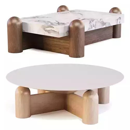 Monogram Escales I and Flo - Coffee Table